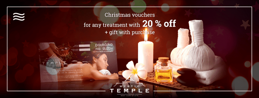 Christmas voucher with 20% discount + gift